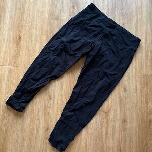 Calvin Klein Active Mid Rise Ankle Twist Cropped Leggings Black Women’s Size XXL